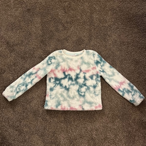 Cat and Jack fleece tye dye sweatshirt size 7/8 - Picture 1 of 3